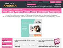 Tablet Screenshot of freedatingamerica.com